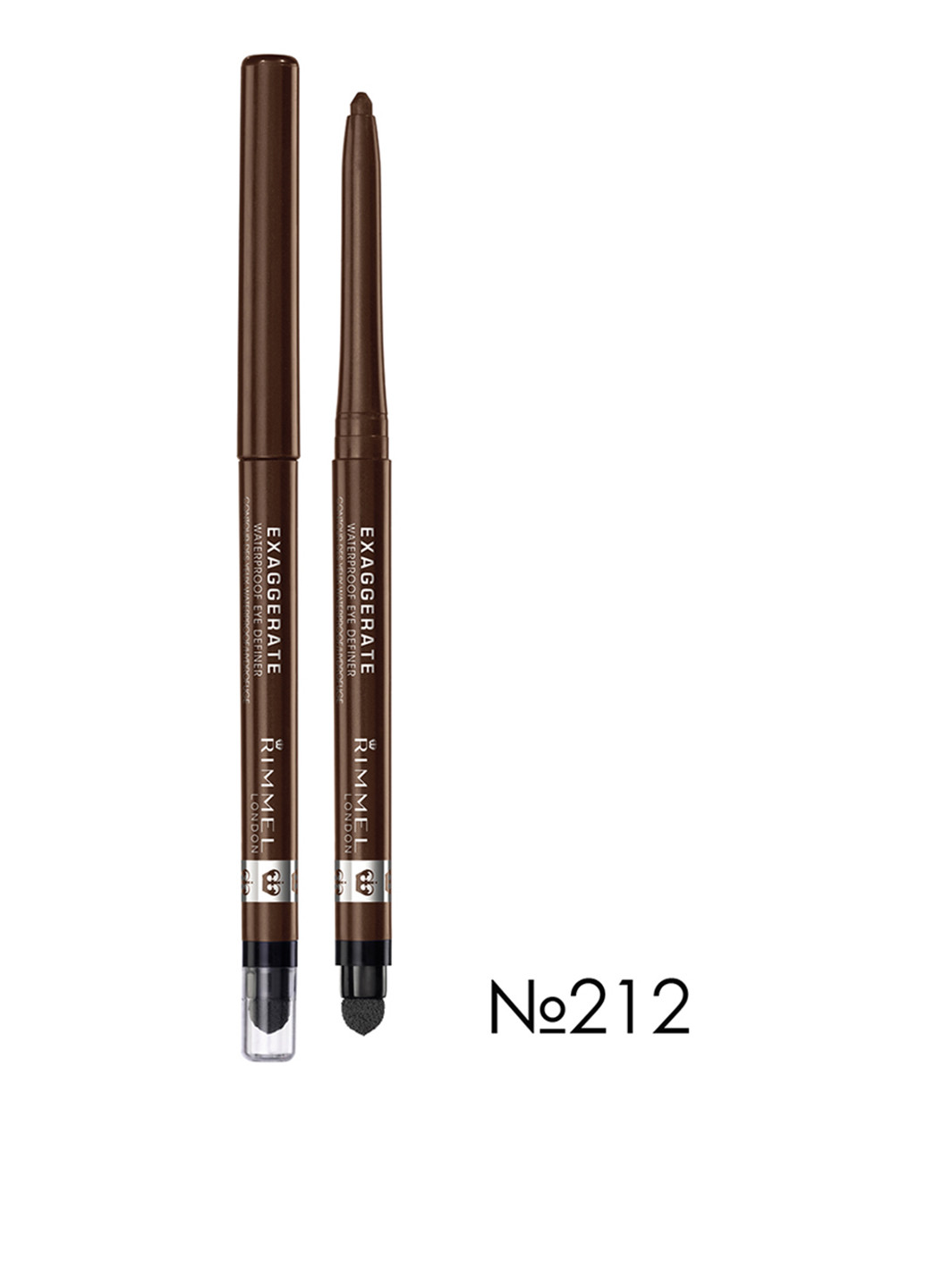 Олівець для повік автоматичний №212 (Rich Brown), 0,28 г Rimmel (117634640)