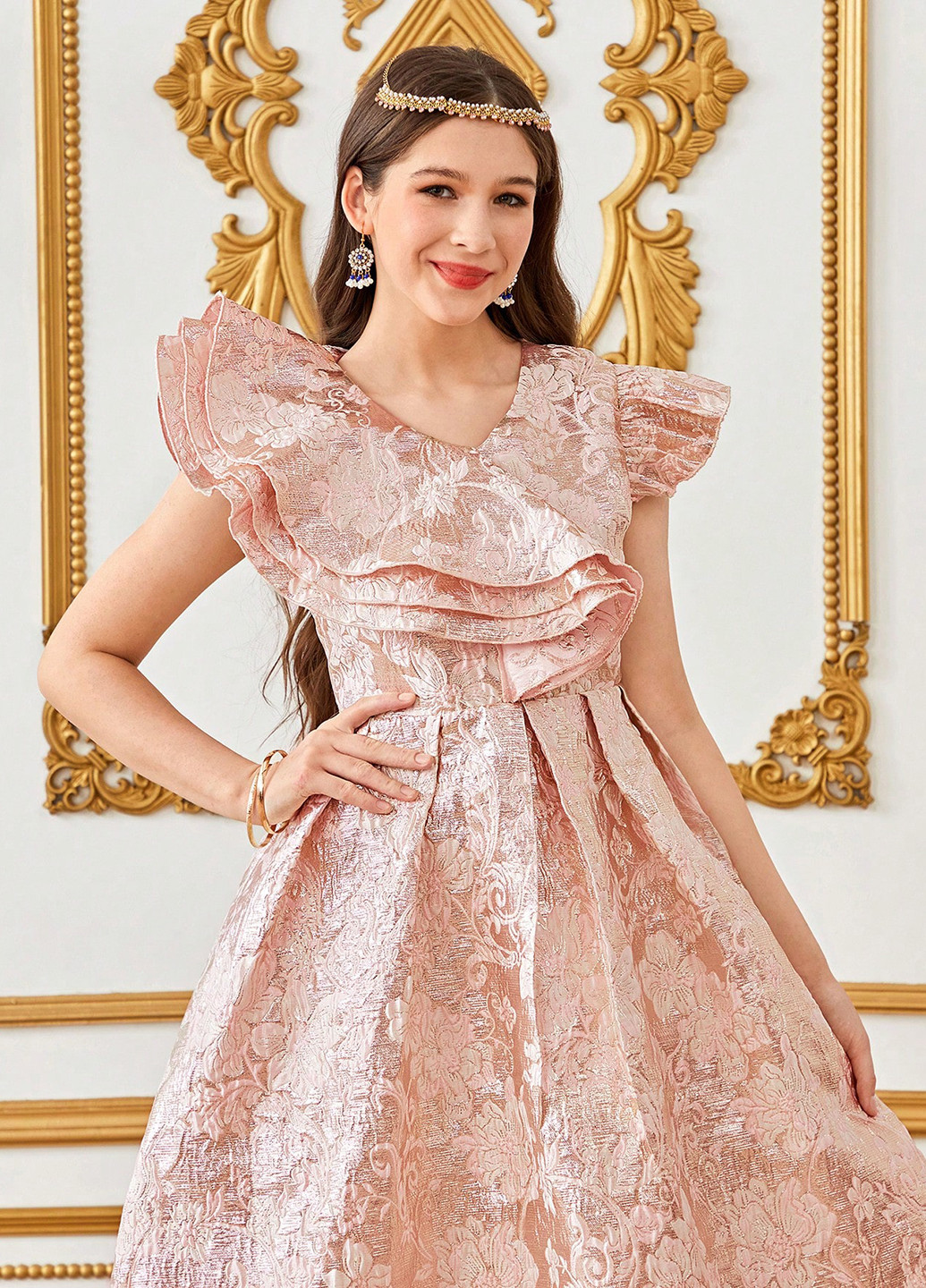 Розовое платье SHEIN (364847357)