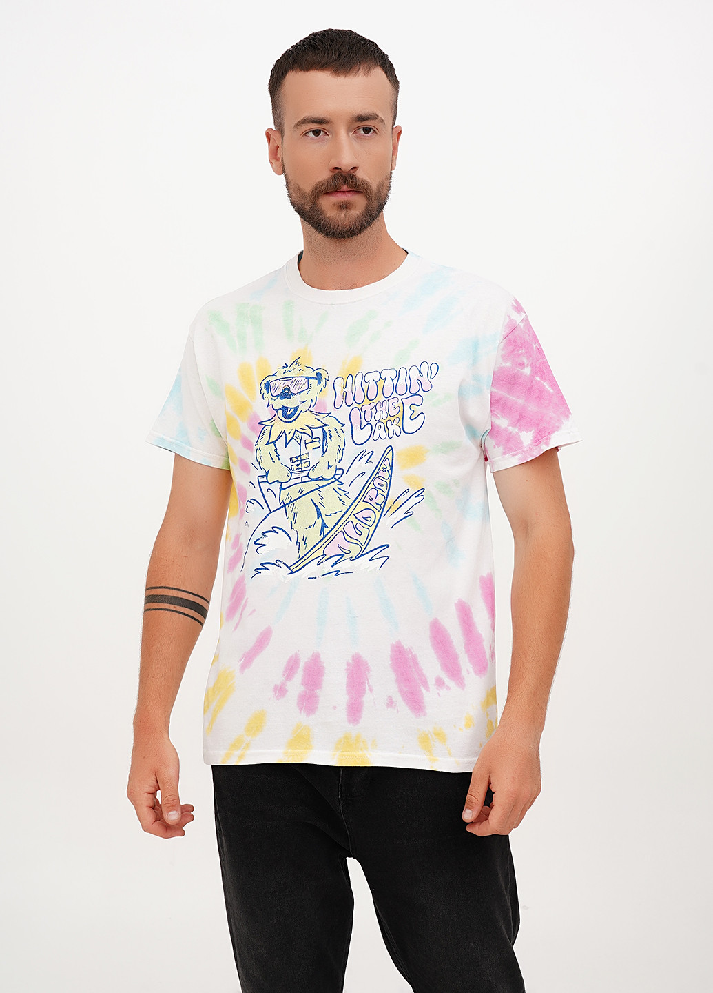 Белая футболка Colortone