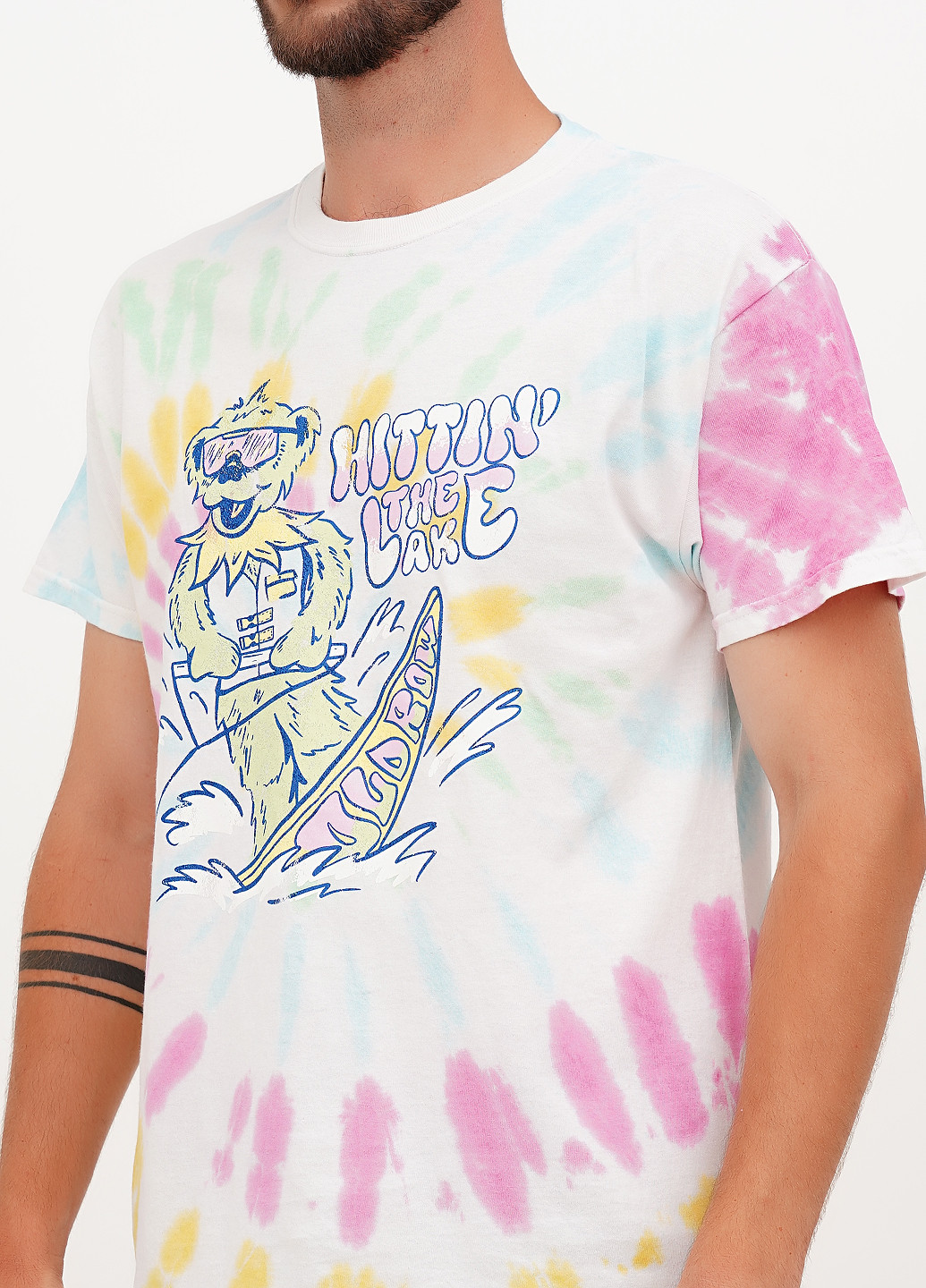 Белая футболка Colortone