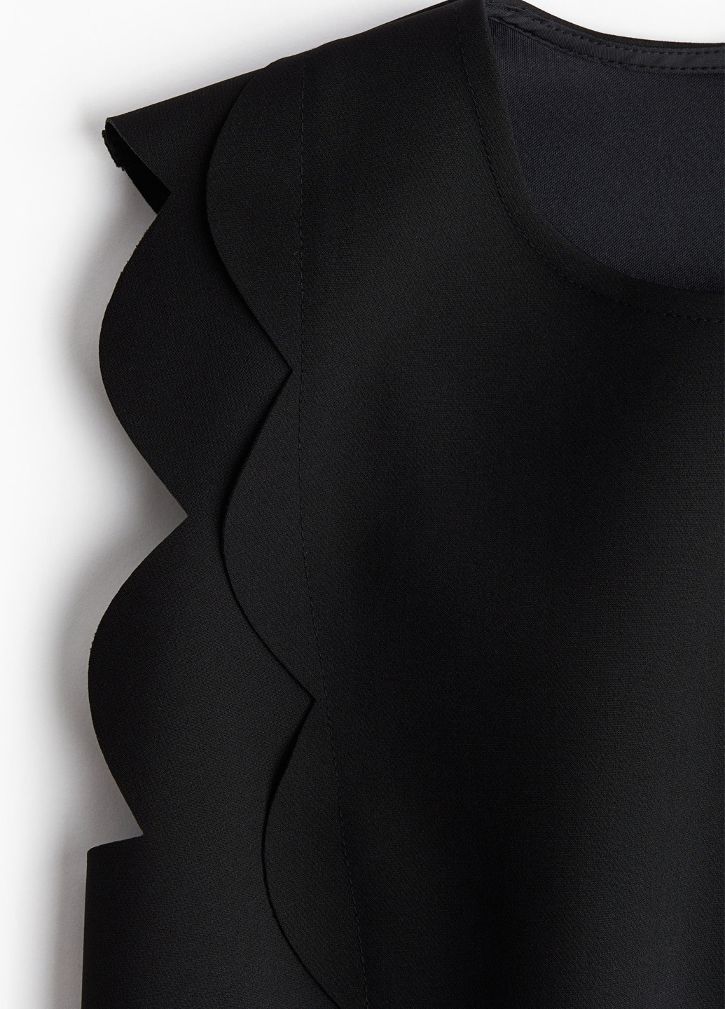 Чорна кежуал сукня H&M однотонна