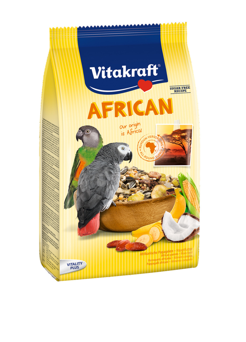 Корм для попугая африкан Жако, 750 гр Vitakraft (142042199)