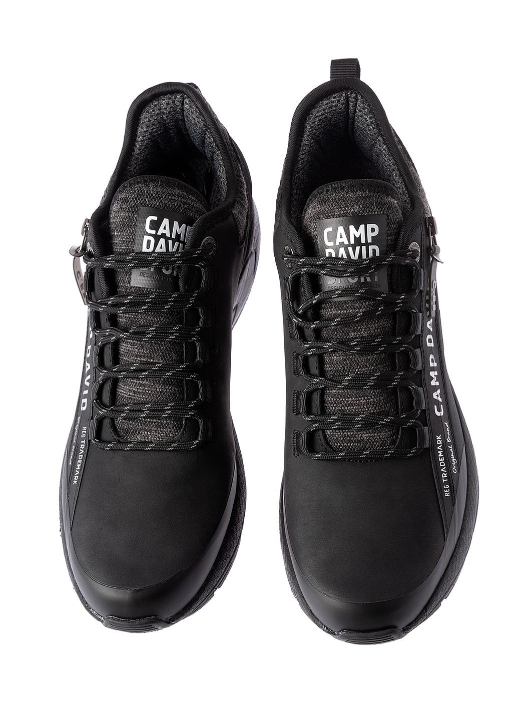 Черные демисезонные кроссовки Camp David