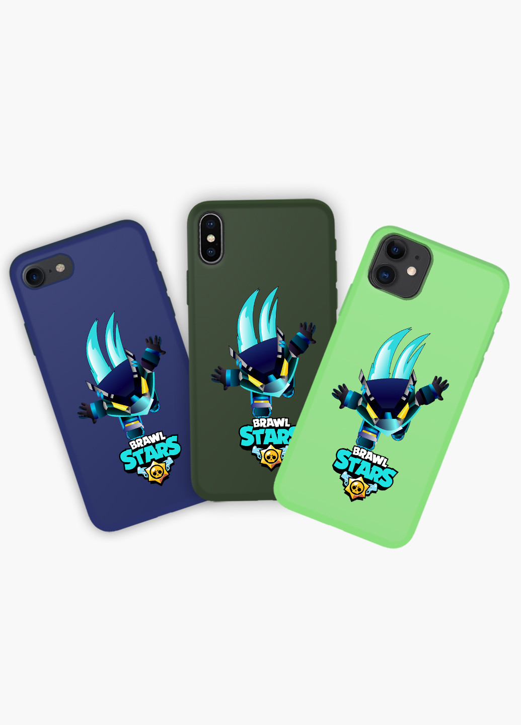 Чехол силиконовый Apple Iphone 8 plus Темный Ворон Бравл Старс (Dark Crow Brawl Stars) (6154-1706) MobiPrint (219558989)