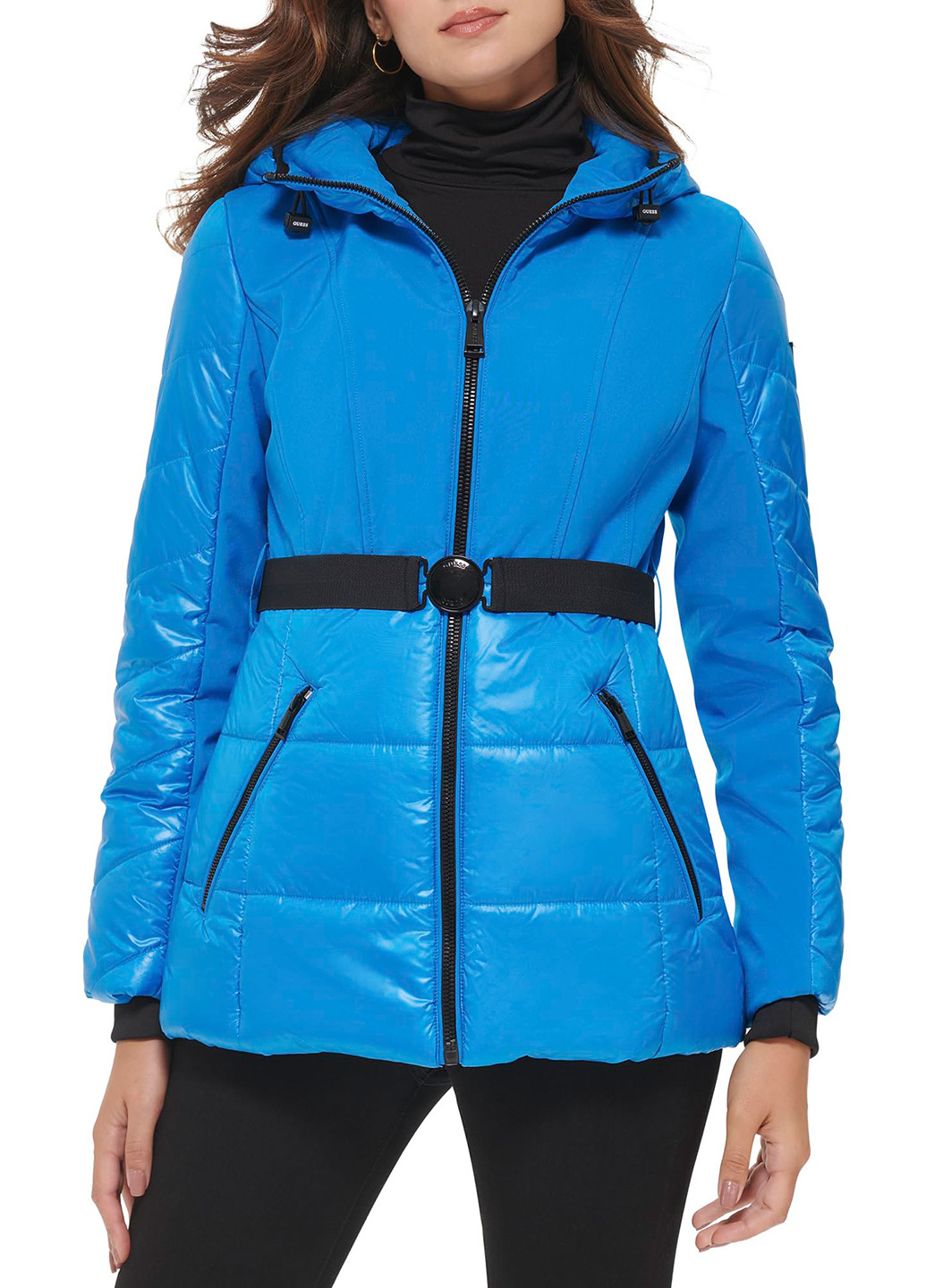 Синяя демисезонная куртка Guess