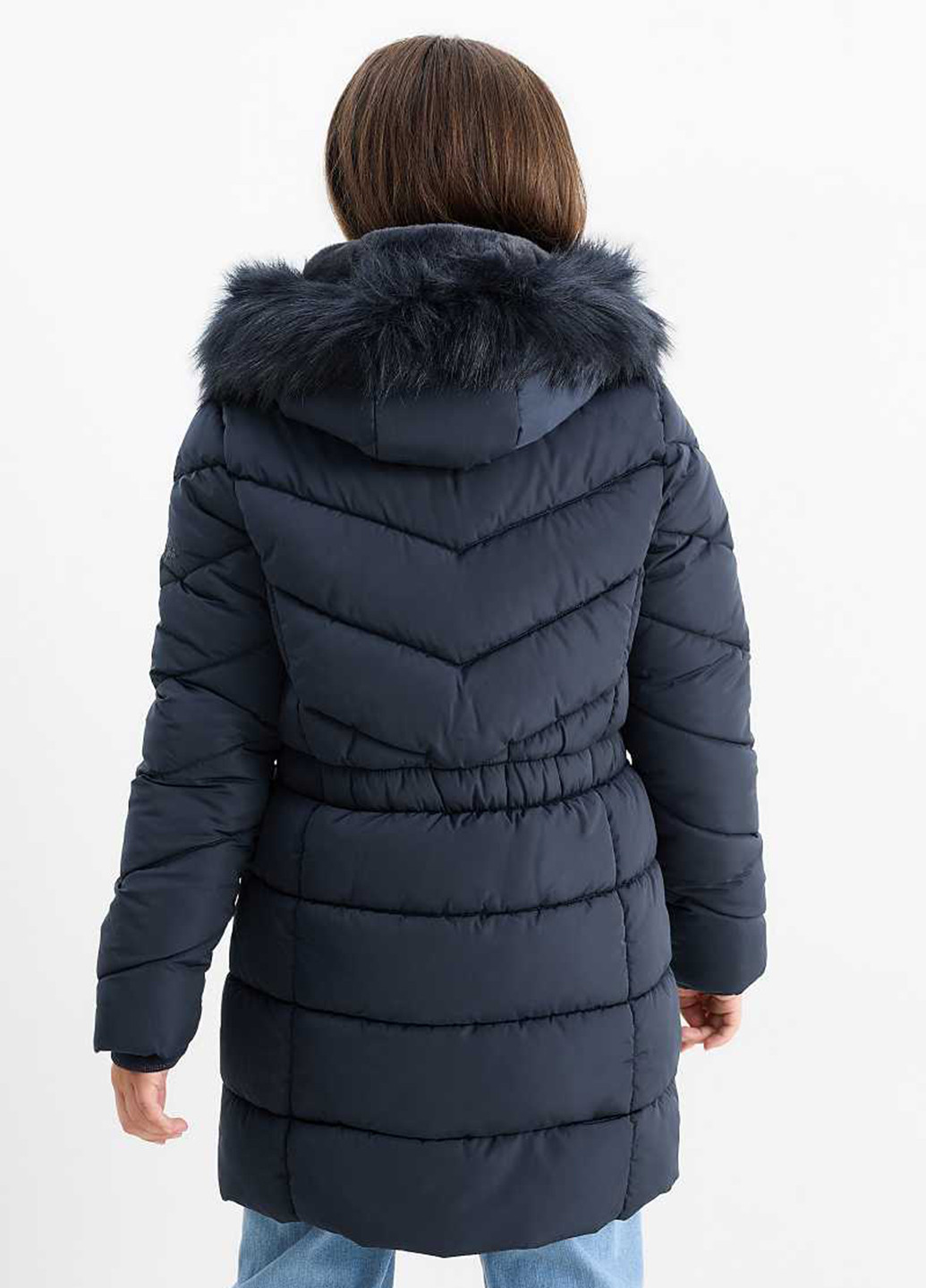 Темно-синяя демисезонная куртка C&A