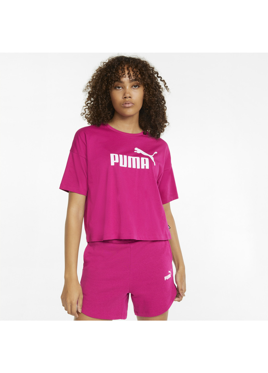 Футболка Essentials Logo Cropped Women's Tee Puma (252561532)