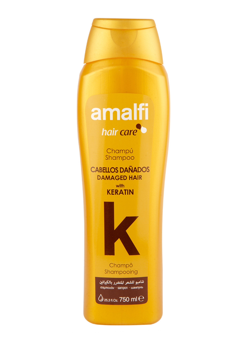 Шампунь для пошкодженого волосся KERATIN 750 мл Amalfi (252102007)