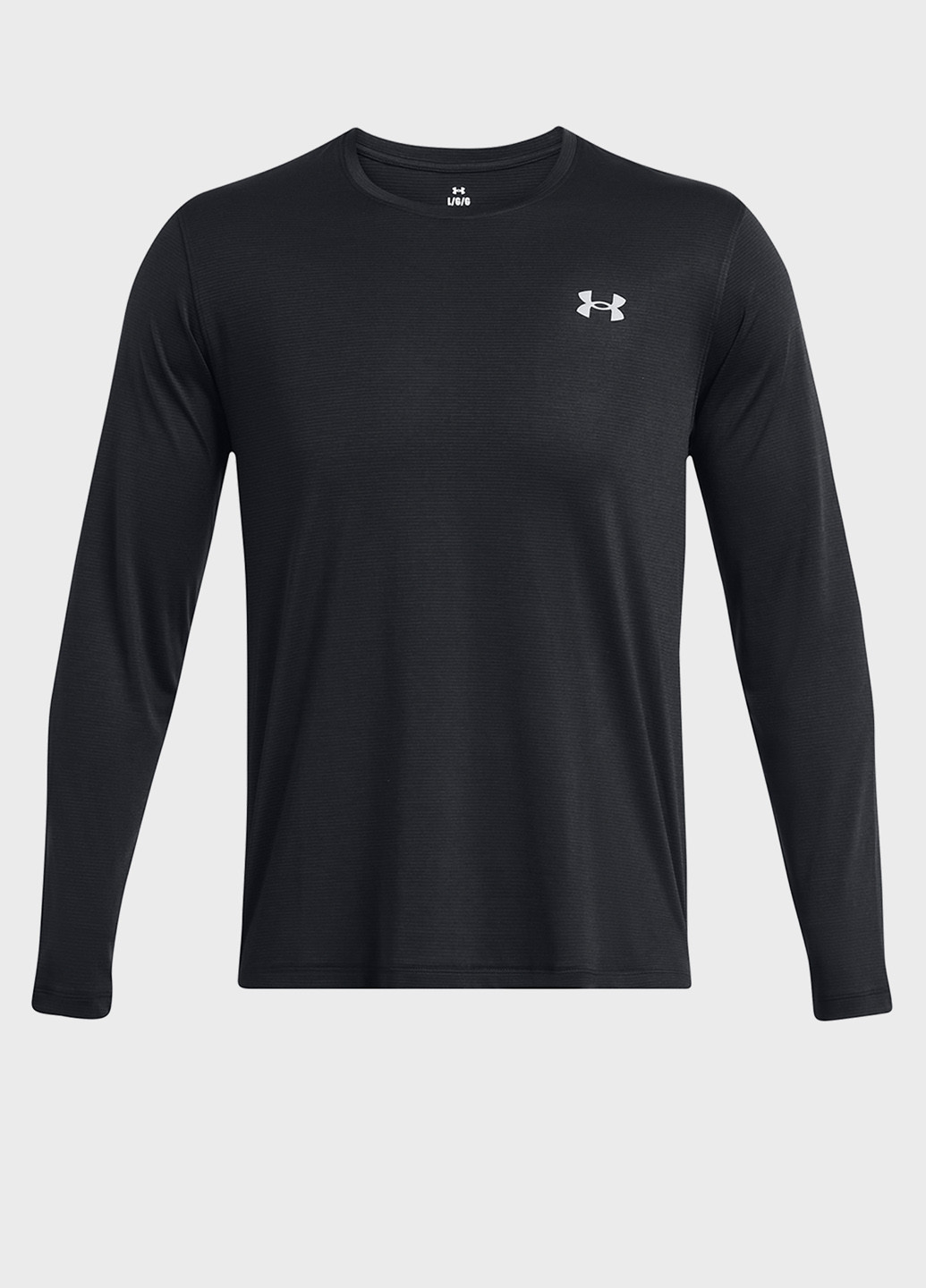 Черный демисезонный кэжуал лонгслив Under Armour с логотипом