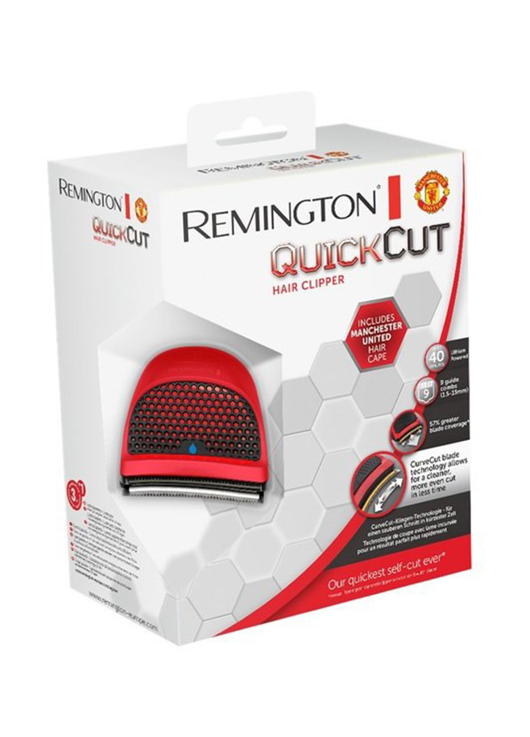 Машинка для стрижки Remington HC4255 QUICK CUT красные