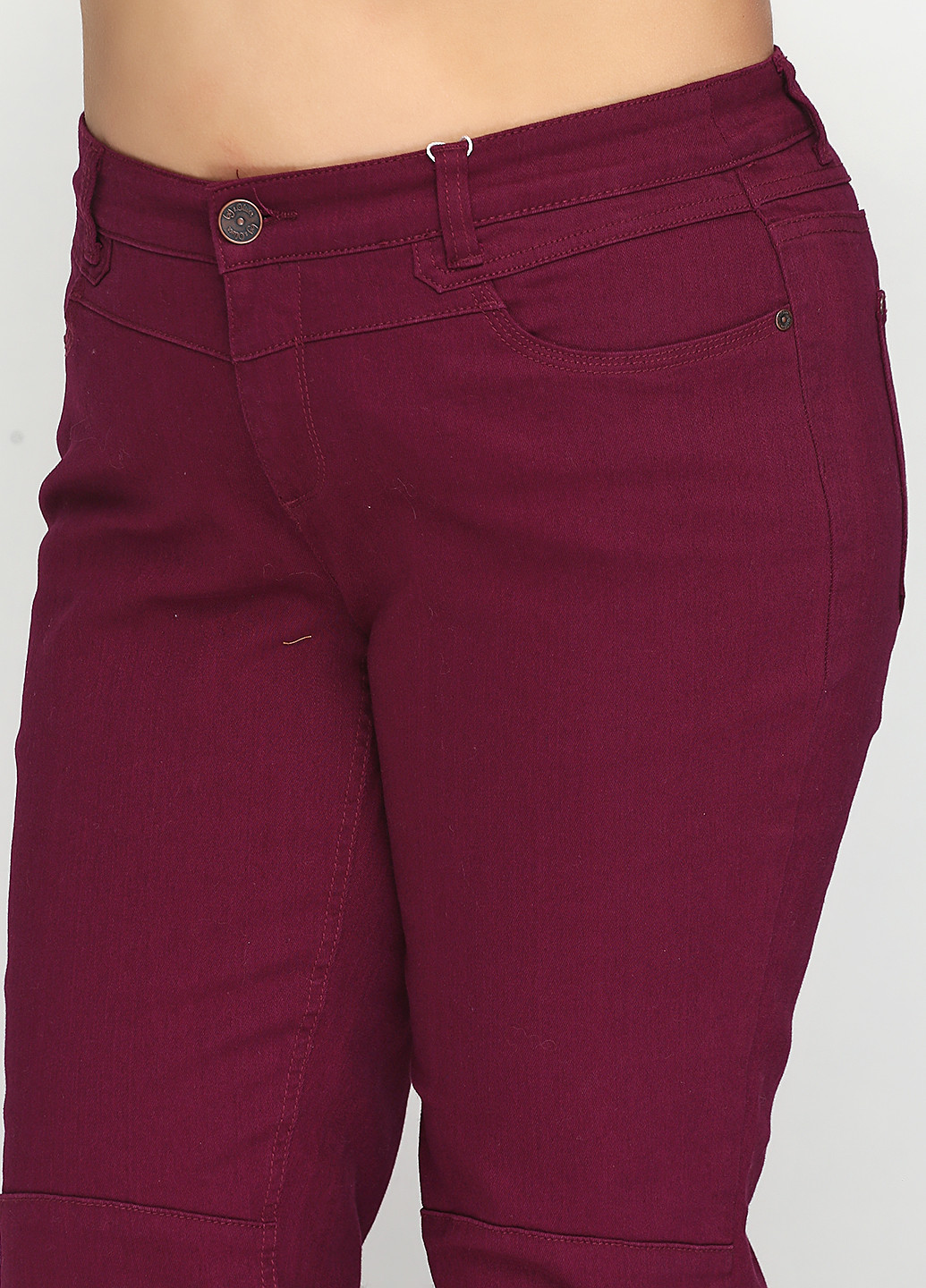 Фиолетовые кэжуал демисезонные зауженные брюки S.Oliver
