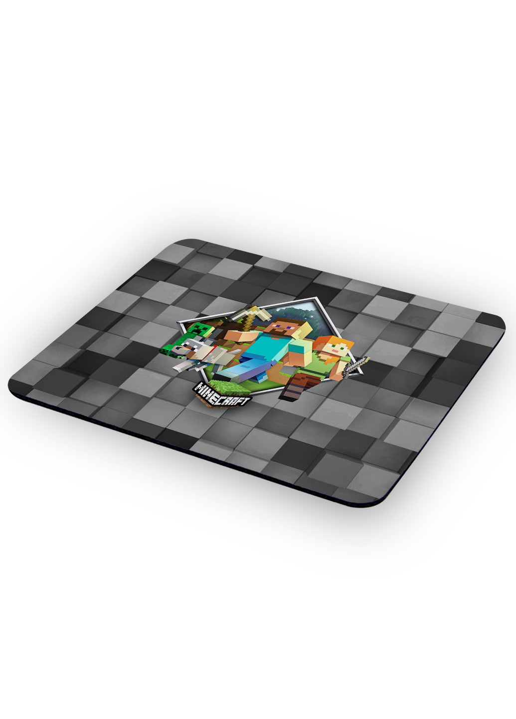 Коврик для мышки Майнкрафт (Minecraft) (25108-1175) 29х21 см MobiPrint (224437254)