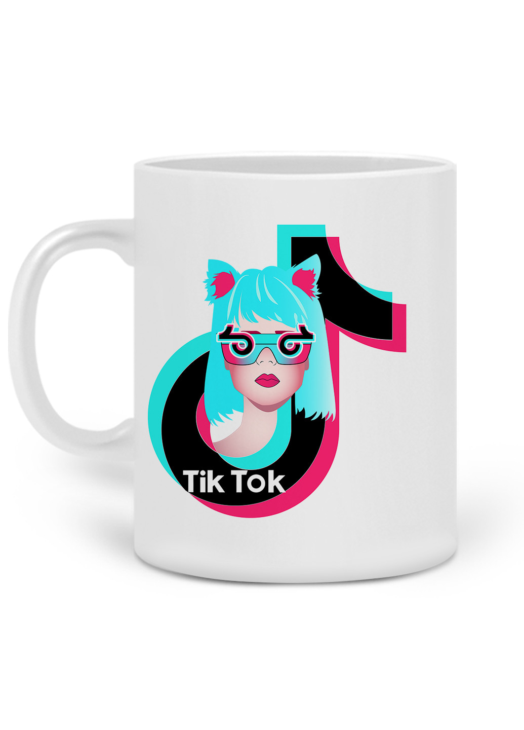 Кружка ТікТок (TikTok) 330 мл горнятко керамічне (20259-1648) MobiPrint (219776171)