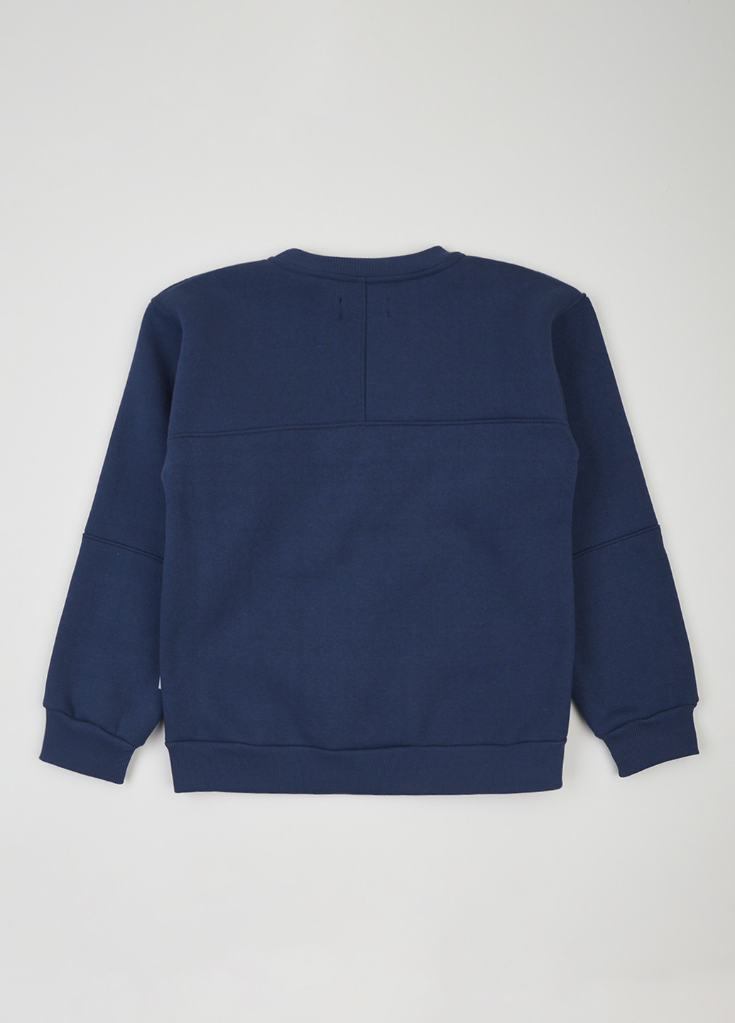 dexter's свитшот однотонный синий кэжуал хлопок, трехнитка