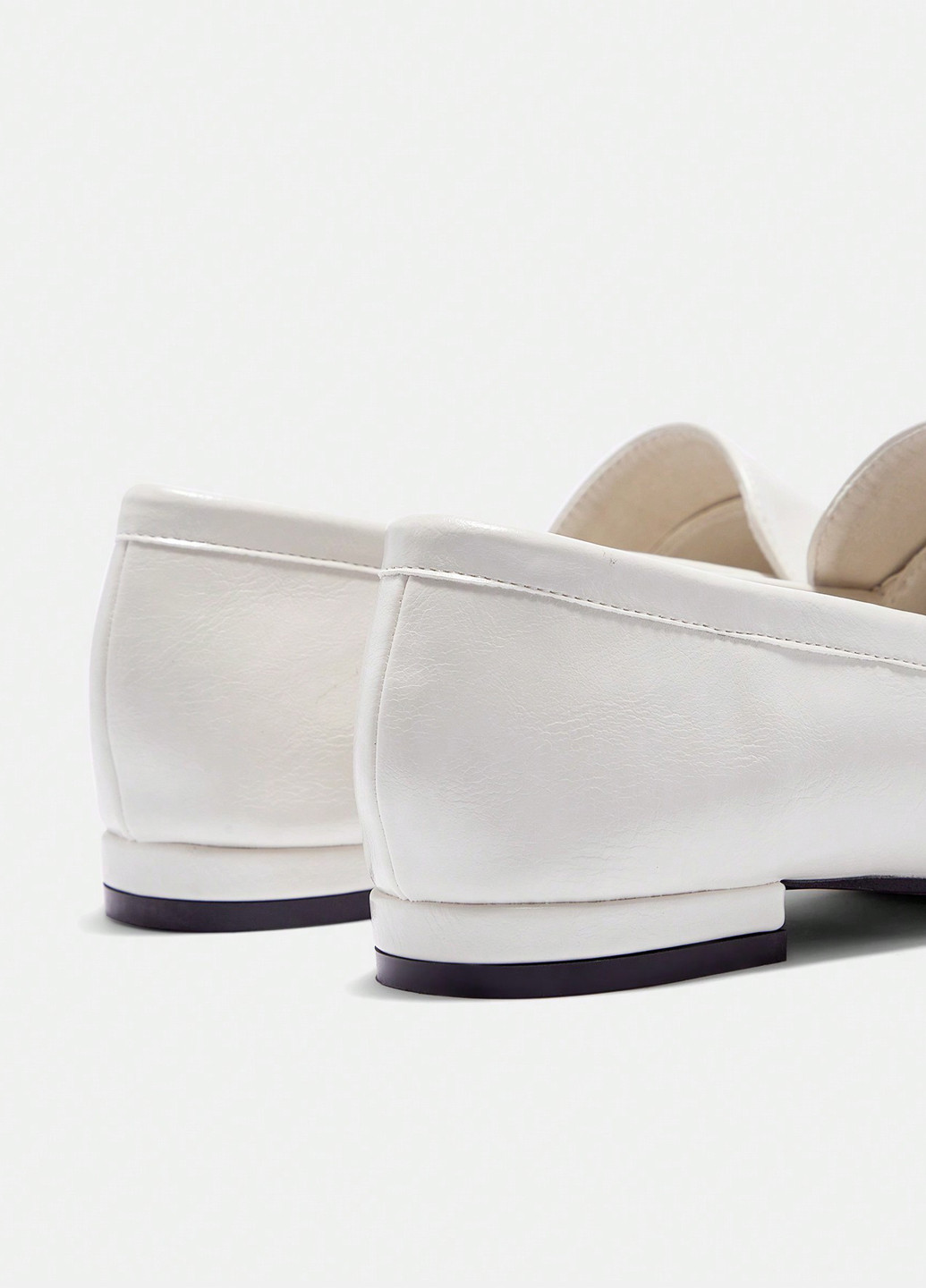 SHEIN Туфлі лофери молочний з штучна шкіра, китай — демісезон (325827863)