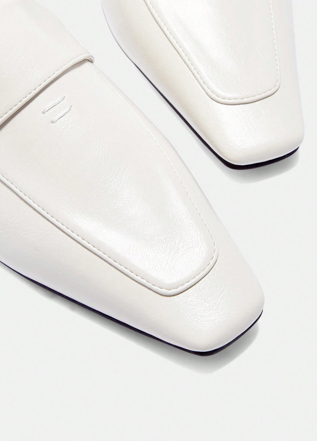 SHEIN Туфлі лофери молочний з штучна шкіра, китай — демісезон (325827863)