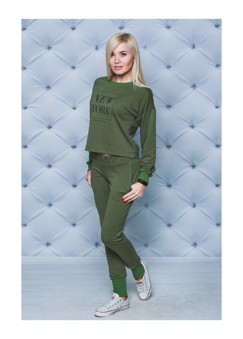 Спортивний костюм 02044 44 Хакі Versal (223357309)