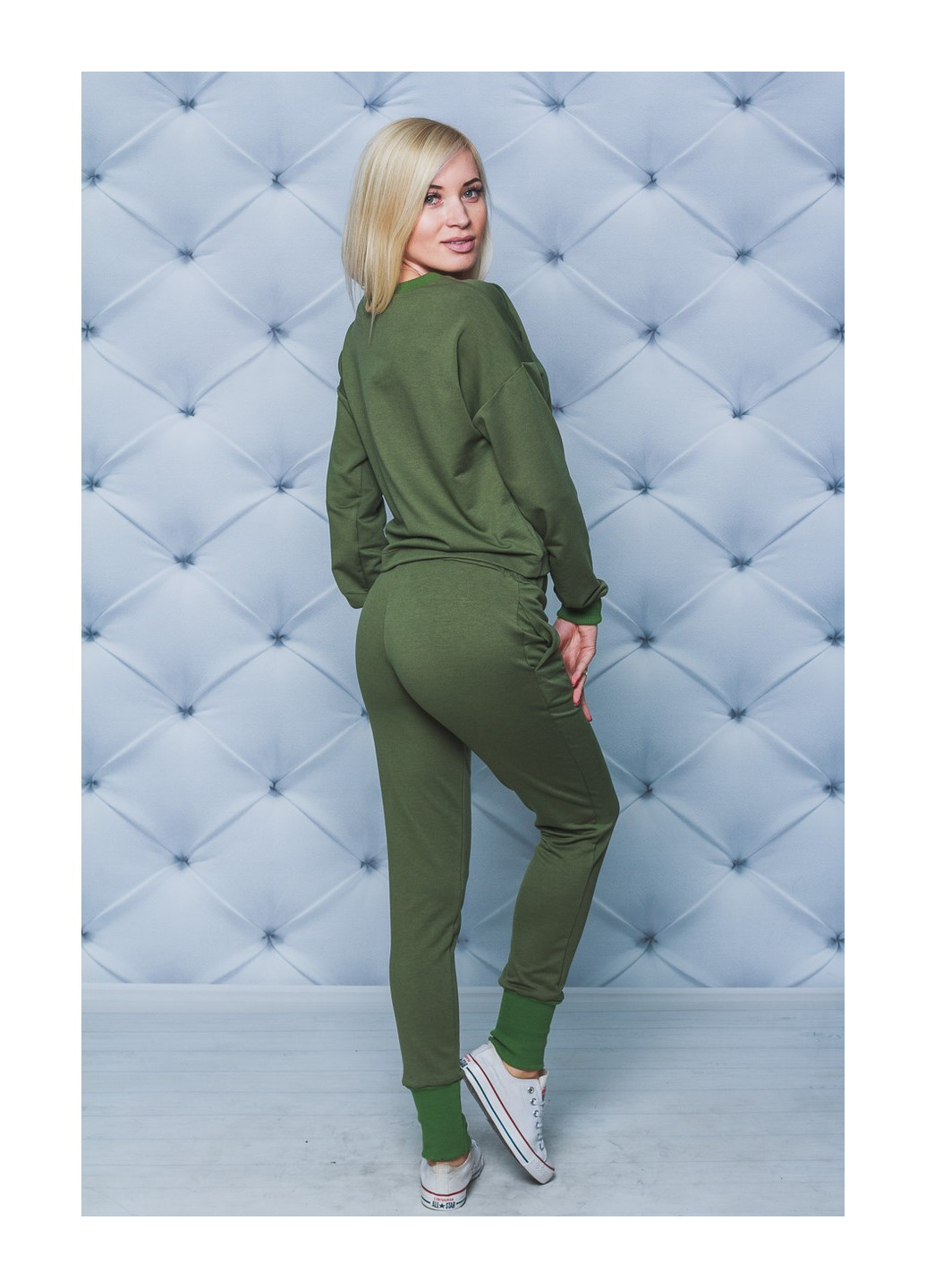 Спортивний костюм 02044 44 Хакі Versal (223357309)