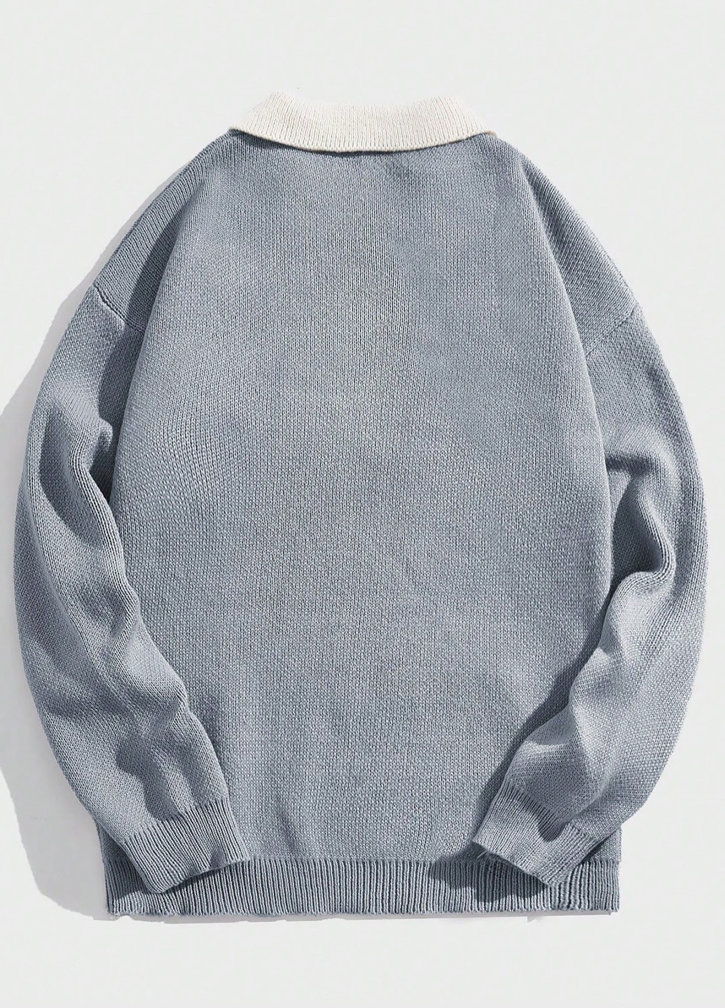 Сірий демісезонний светр SHEIN