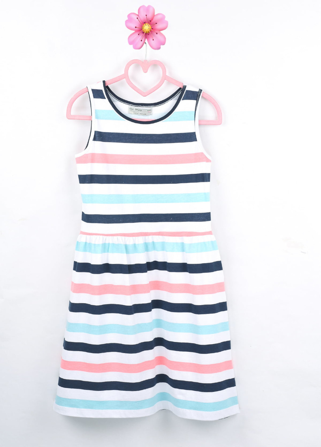 Комбинированное платье для девочки летнее Glo-Story (223578096)
