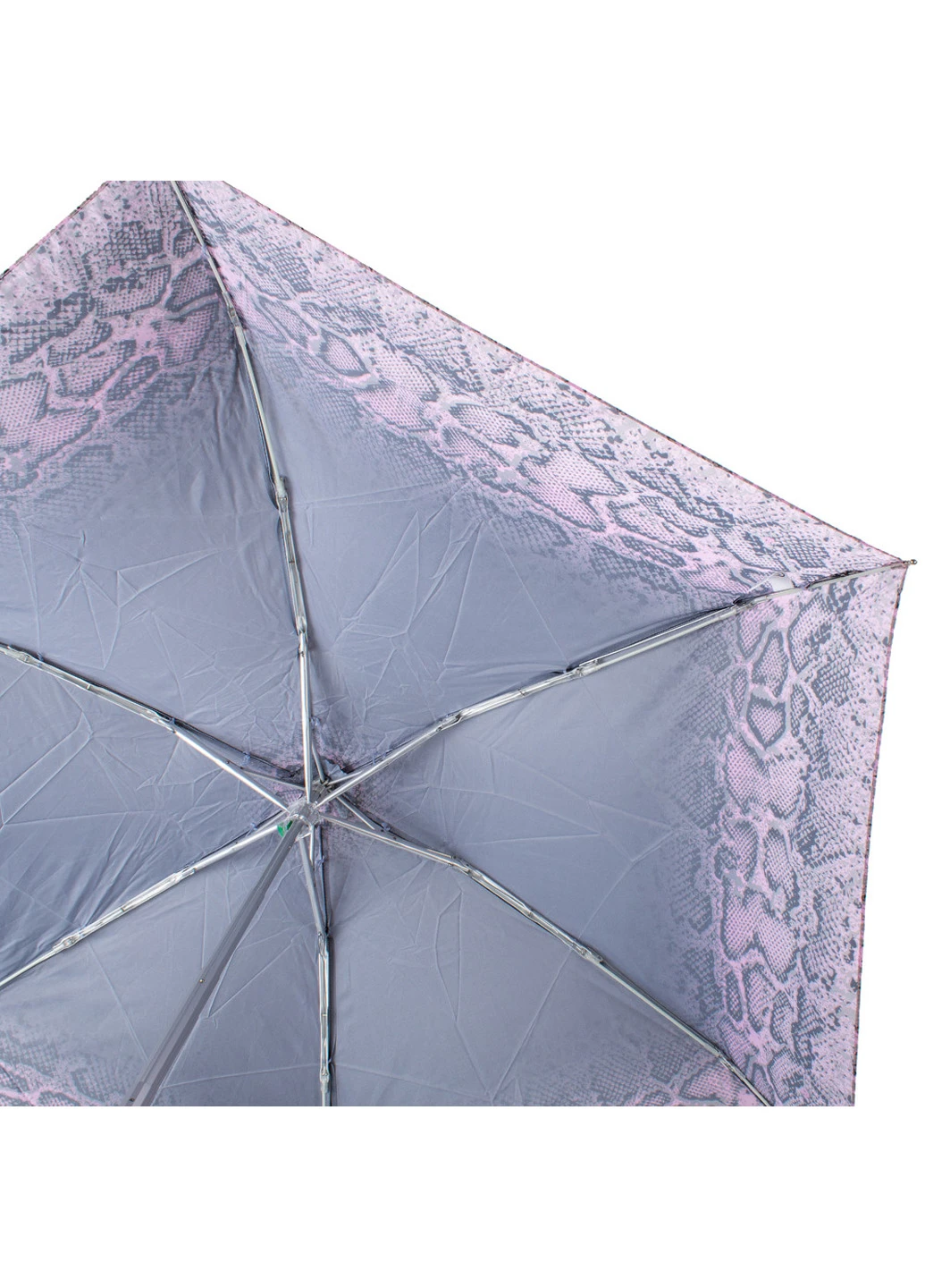 Чёрный женский складной зонт механический 85 см Fulton (194317892)