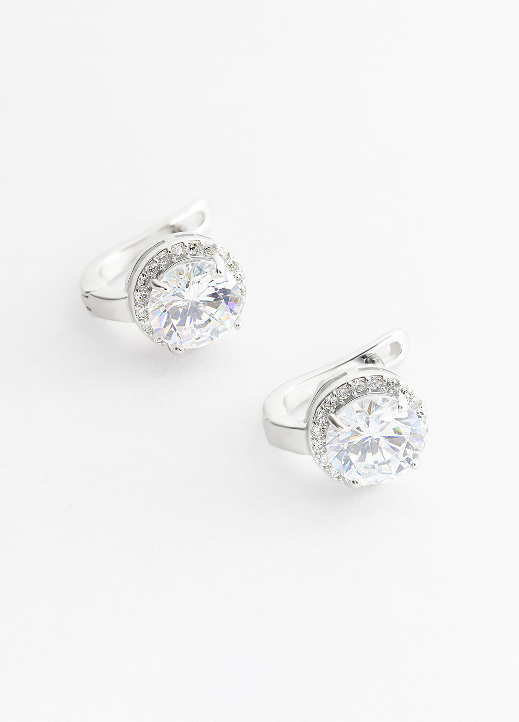 Срібні сережки з фіанітами ск2ф / 408 Silvex925 (201169558)