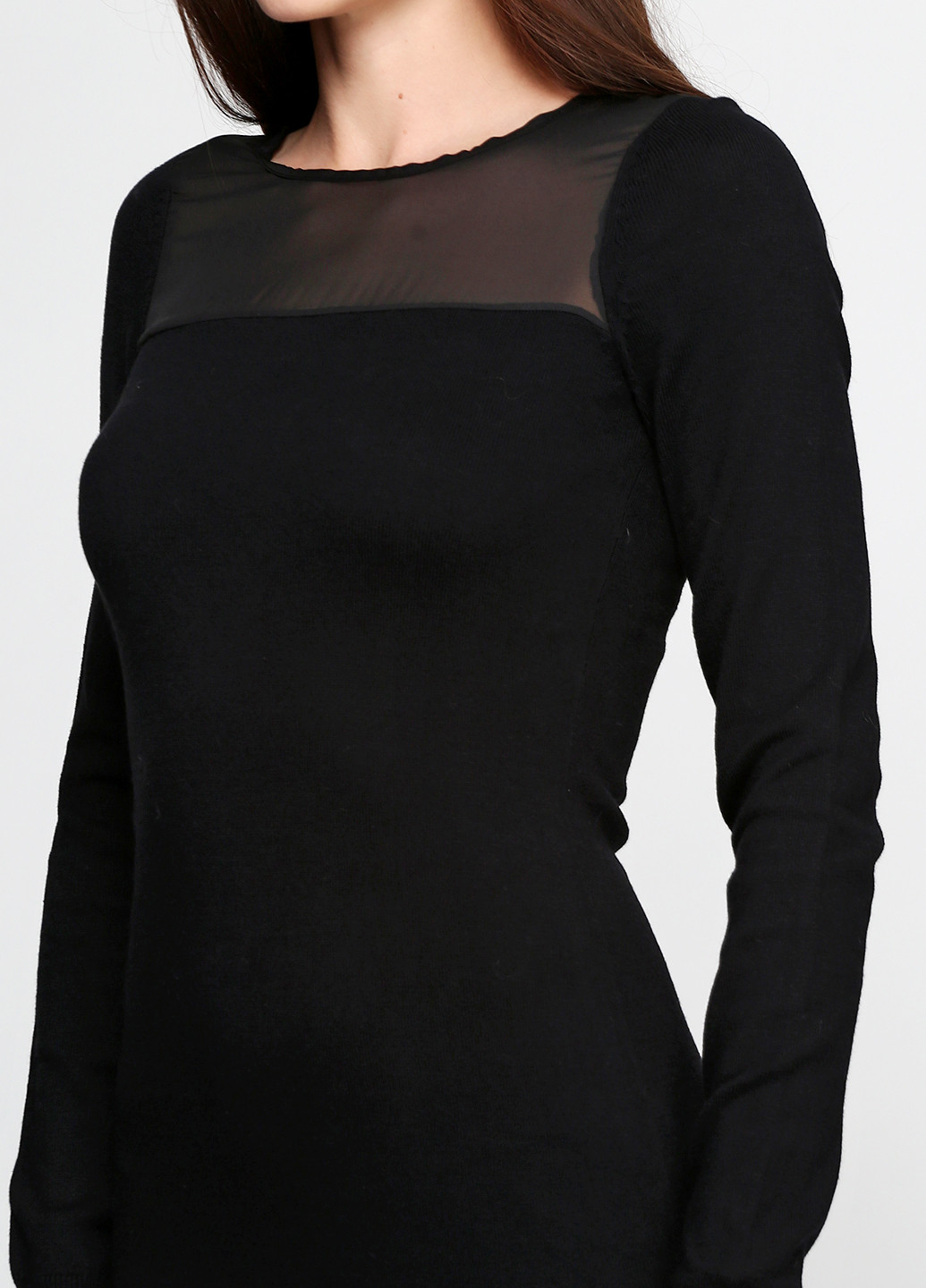 Черное кэжуал платье Mint & Berry однотонное