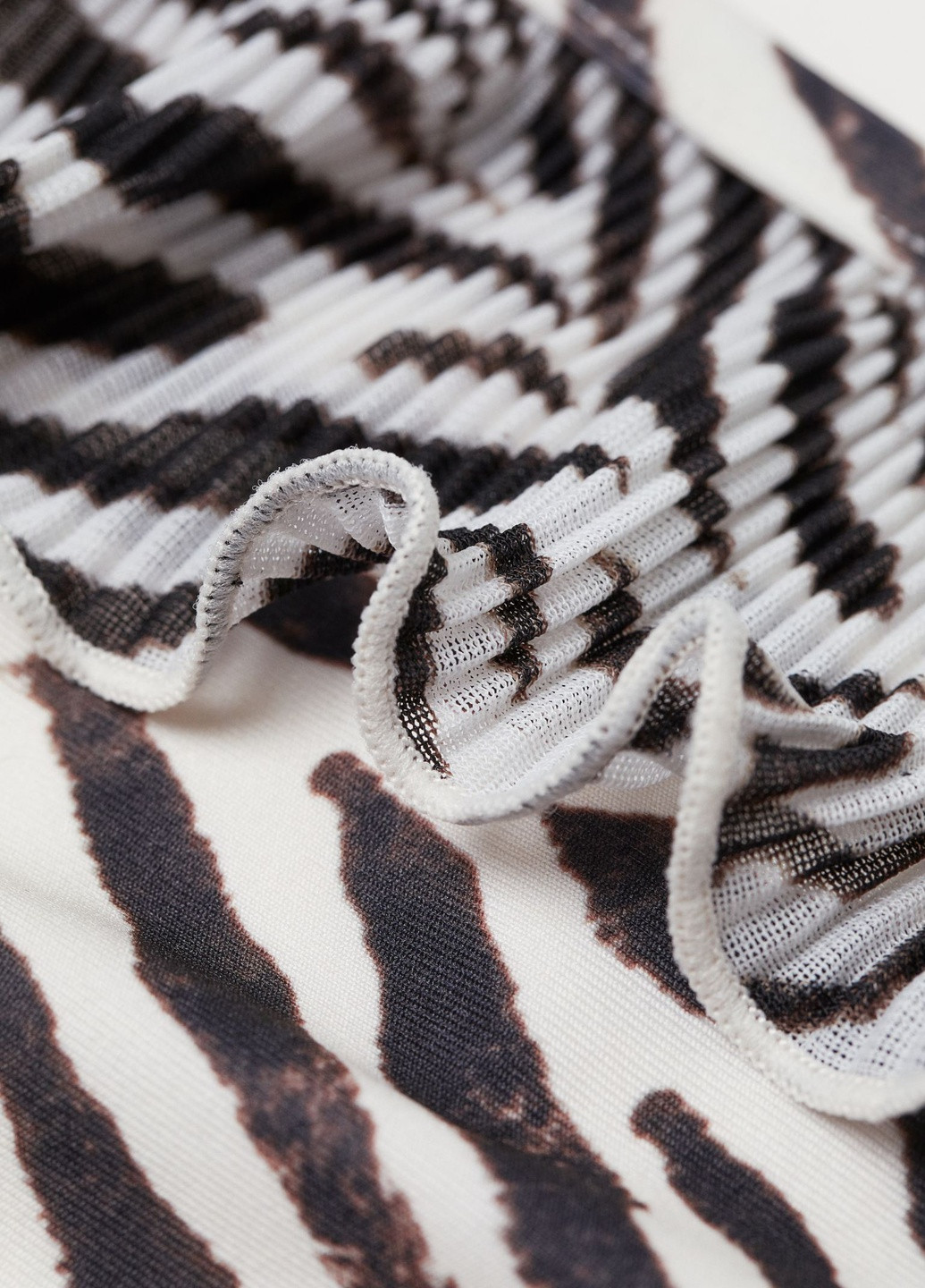 Светло-бежевые плавки бикини зебра H&M