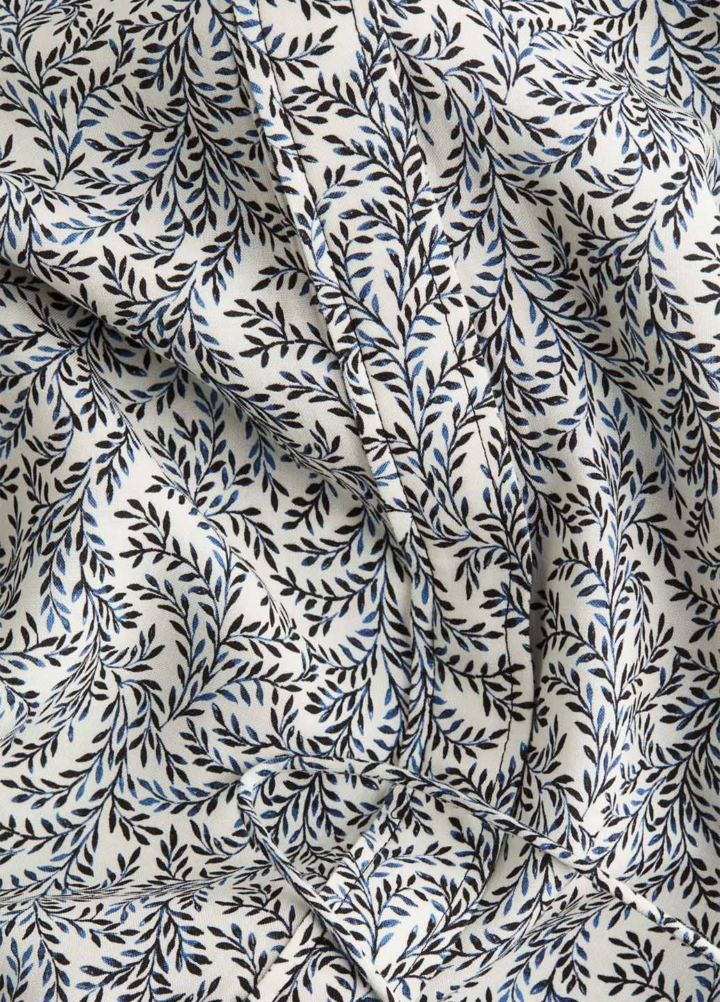 Синя кежуал сукня а-силует H&M з абстрактним візерунком