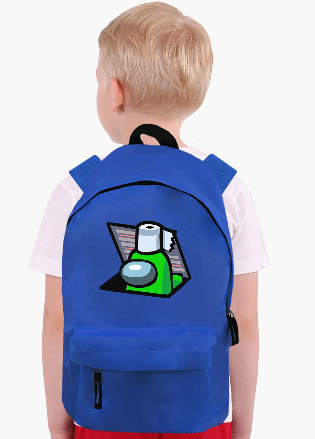 Детский рюкзак Амонг Ас Зелений (Among Us Green) (9263-2592) MobiPrint (217075106)