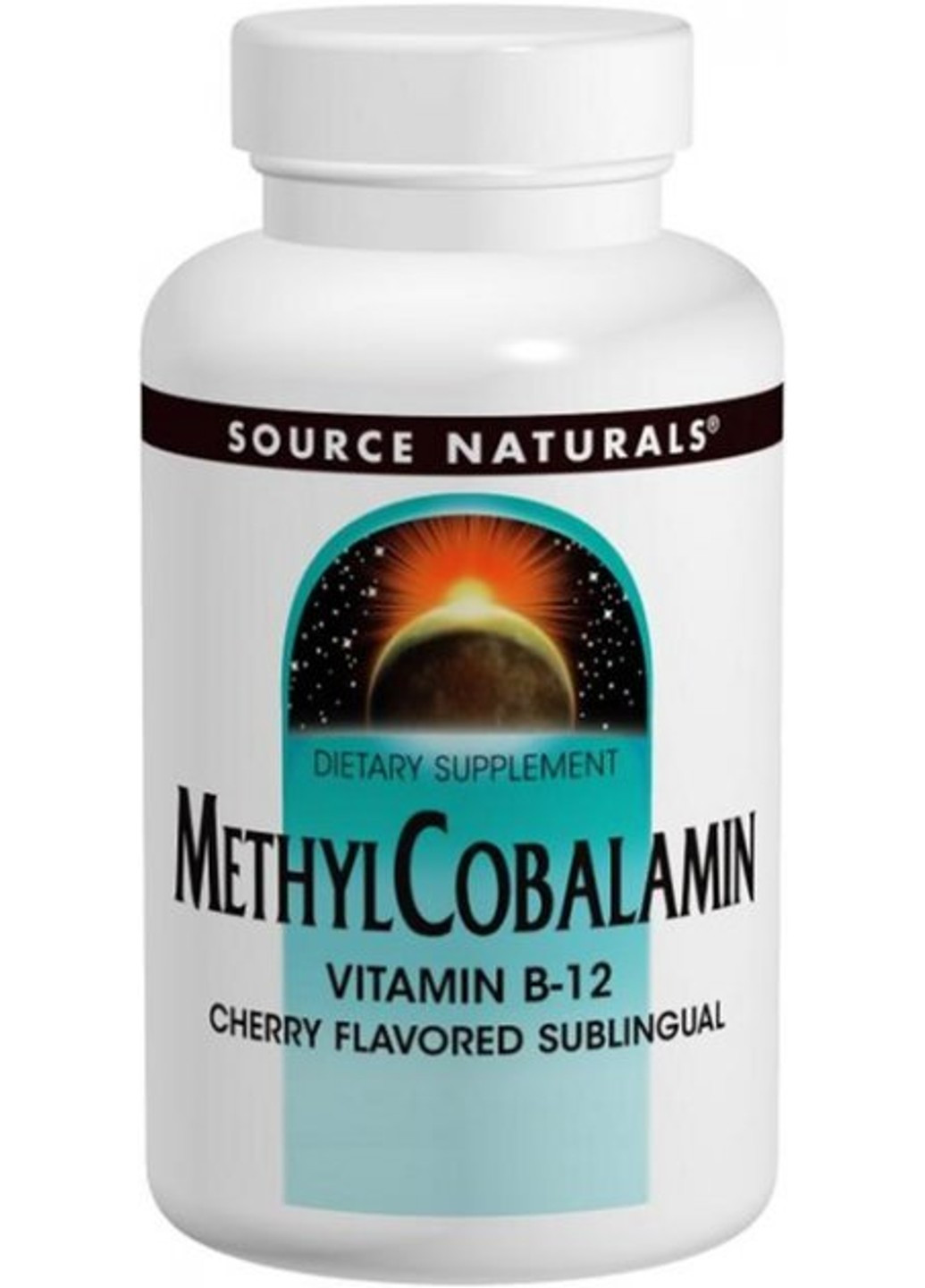 Метилкобаламін (В12) 5мг, Смак Вишні,, 60 таблеток для розсмоктування Source Naturals (255408218)