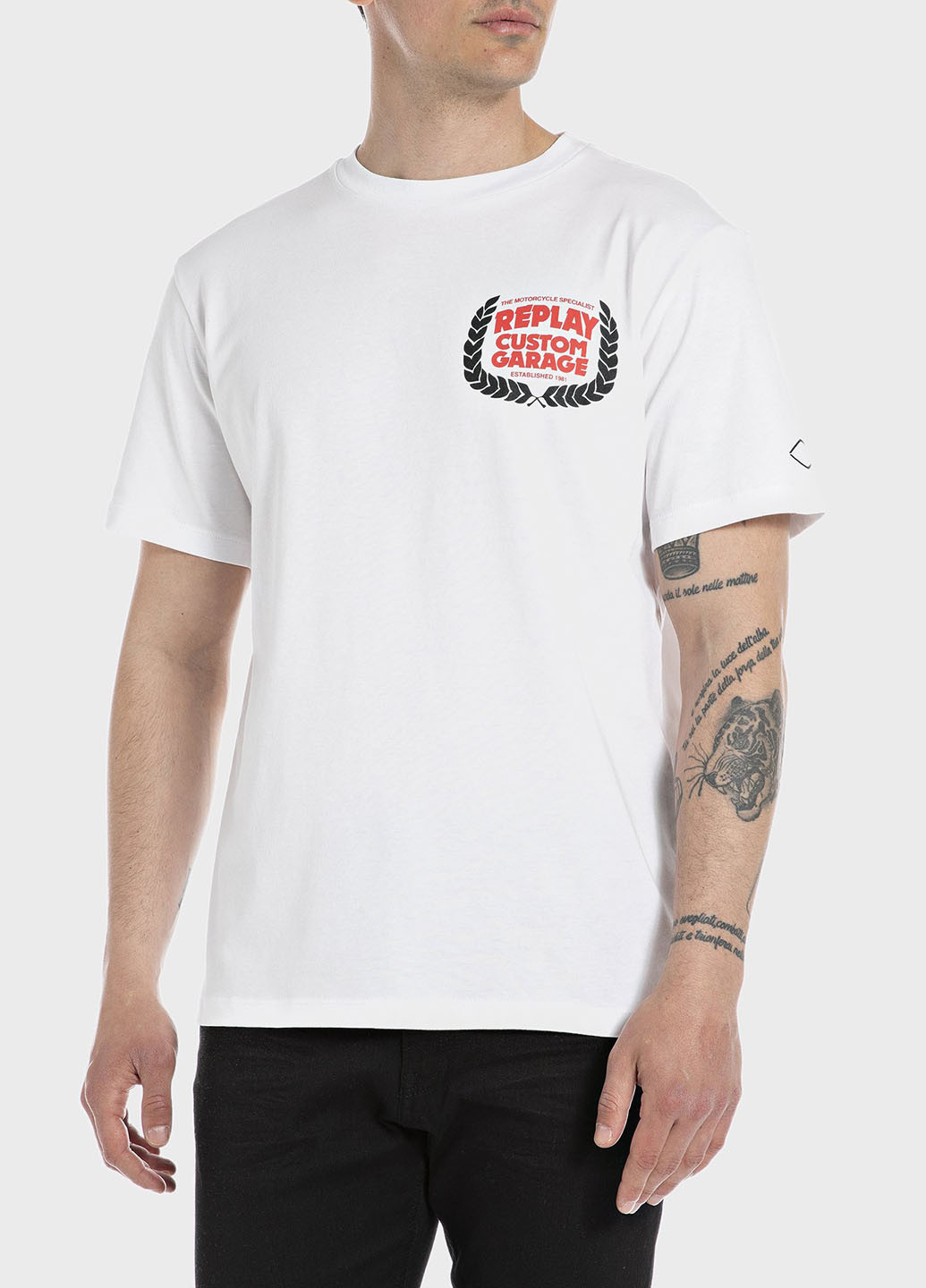 Белая футболка Replay