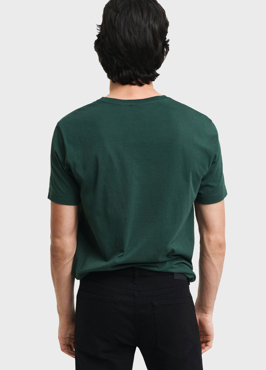 Темно-зелена футболка Gant
