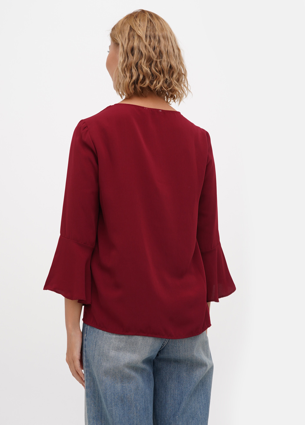 Бордова блуза Sassofono