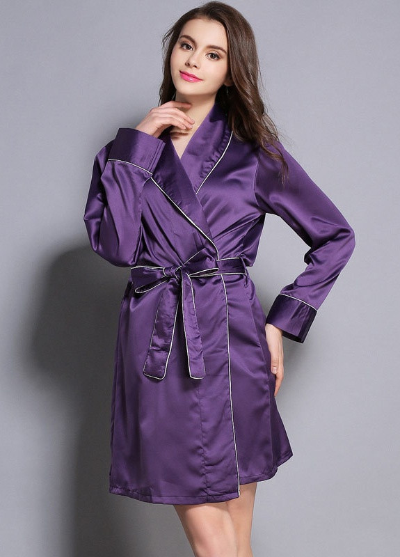 Халат домашній жіночий Elegance, фіолетовий Berni Fashion 55270 (231710157)