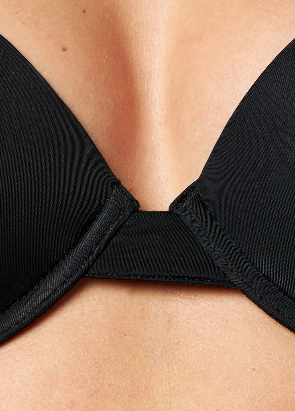 Чорний корбей бюстгальтер Emporio Armani з кісточками поліамід