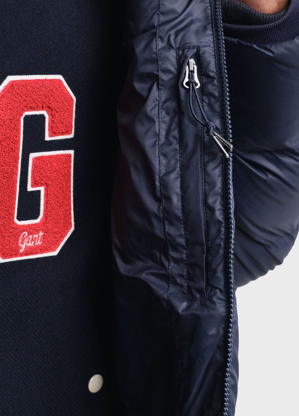 Темно-синяя зимняя куртка Gant