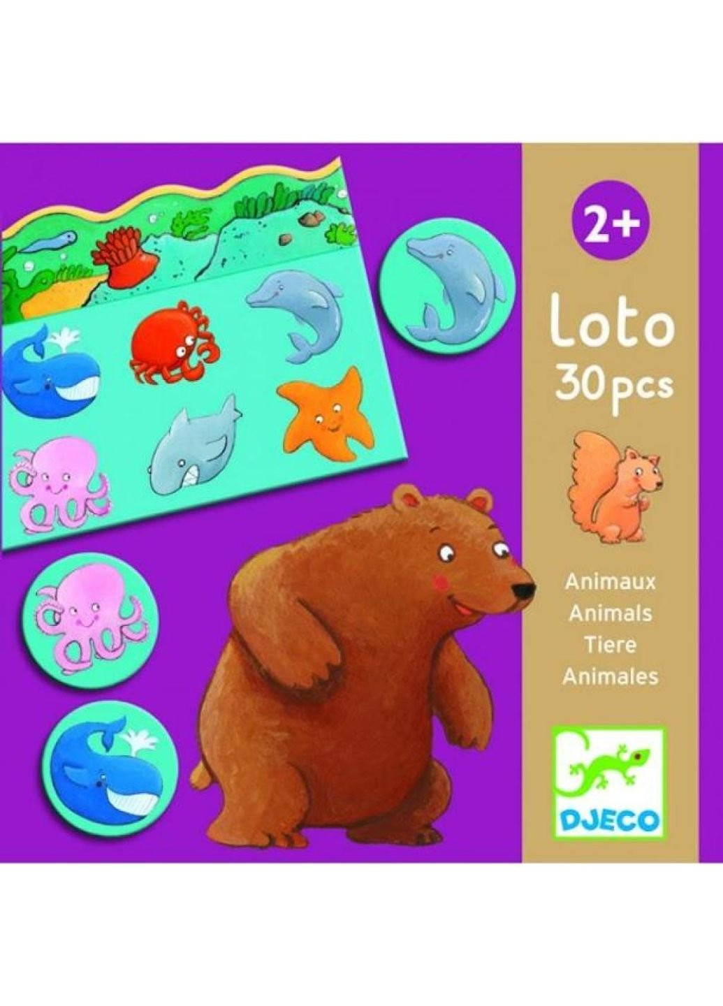Настольная игра лото Животные Djeco (252244941)
