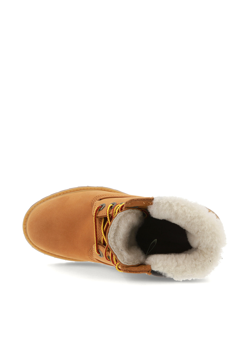 Осенние ботинки тимберленды Timberland с тиснением, с логотипом, с мехом из натурального нубука