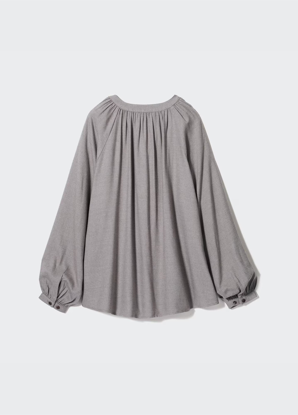 Серая блуза Uniqlo