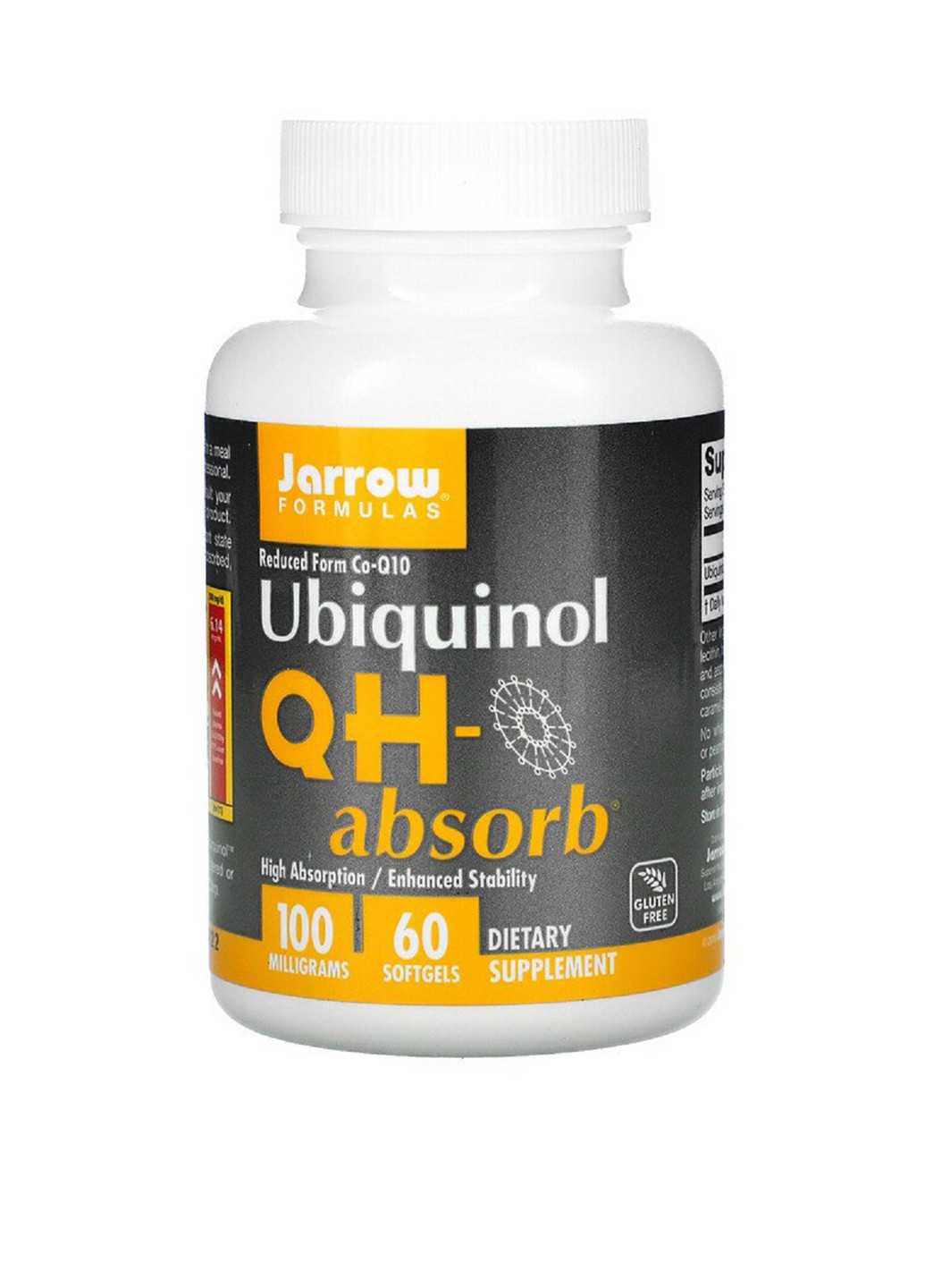Убіхінол QH-Absorb 100 мг (60 капс.) Jarrow Formulas (251206464)