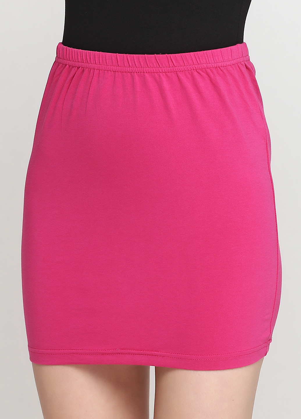 Розовая кэжуал однотонная юбка Colours