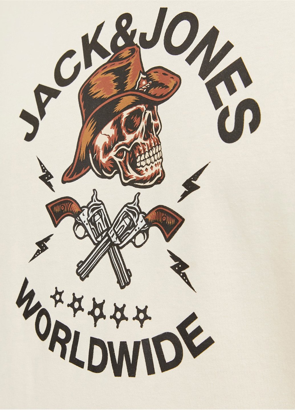 Айвори футболка Jack & Jones