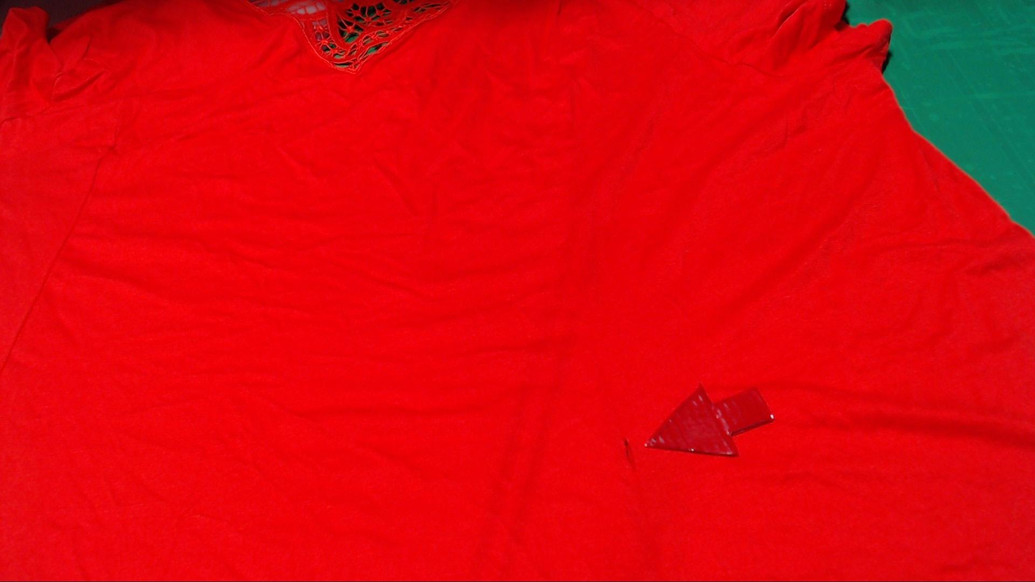 Червона кежуал сукня а-силует C&A однотонна