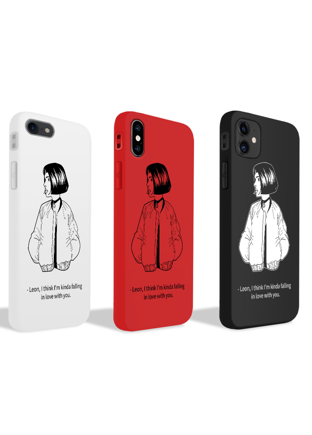 Чехол силиконовый Apple Iphone X Леон Киллер (Leon) (6129-1452) MobiPrint (219777539)