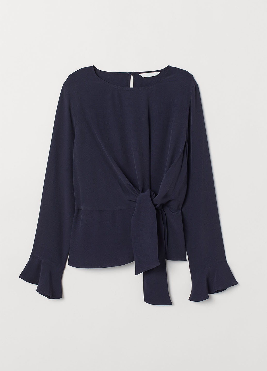 Темно-синя блуза H&M