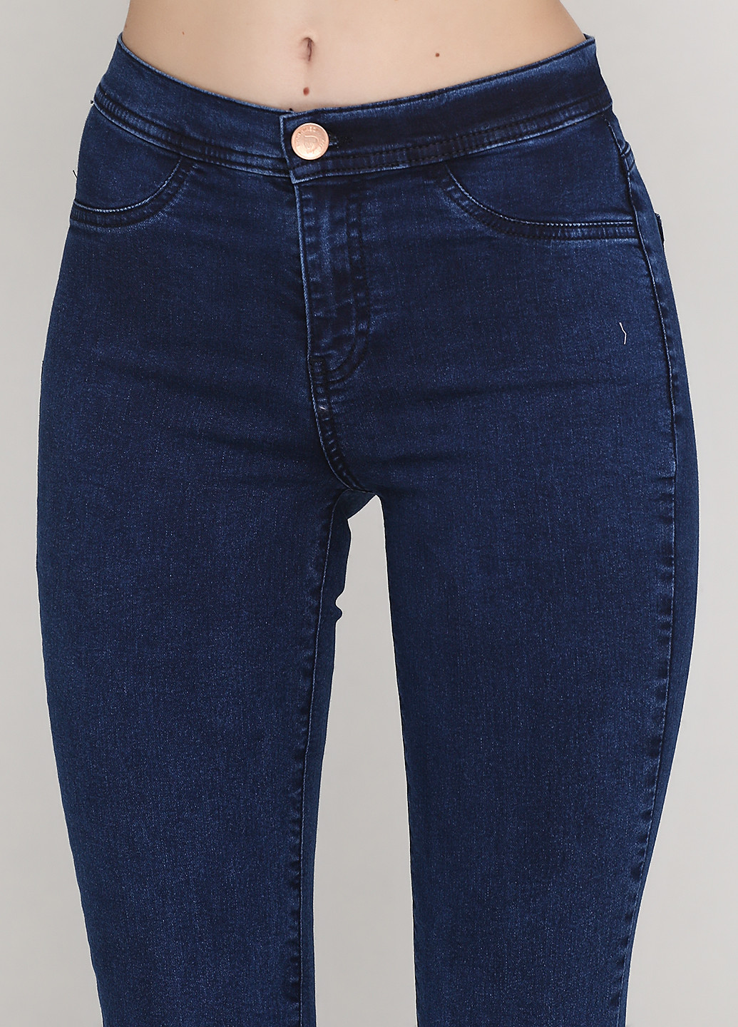 Темно-синие демисезонные джинсы Madoc