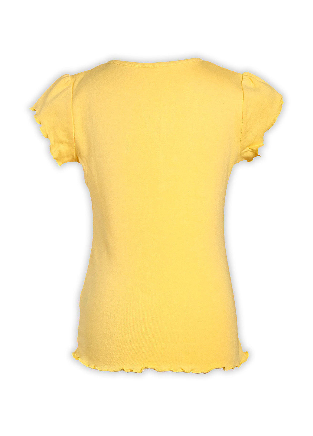 Желтая летняя футболка с коротким рукавом Arizona
