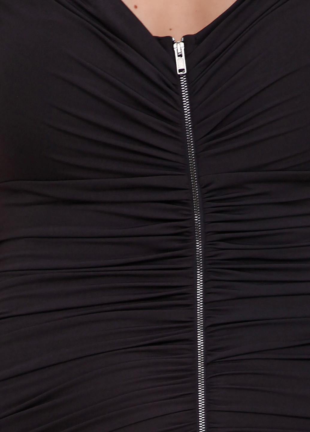 Грифельно-сіра коктейльна сукня коротка Kikiriki однотонна