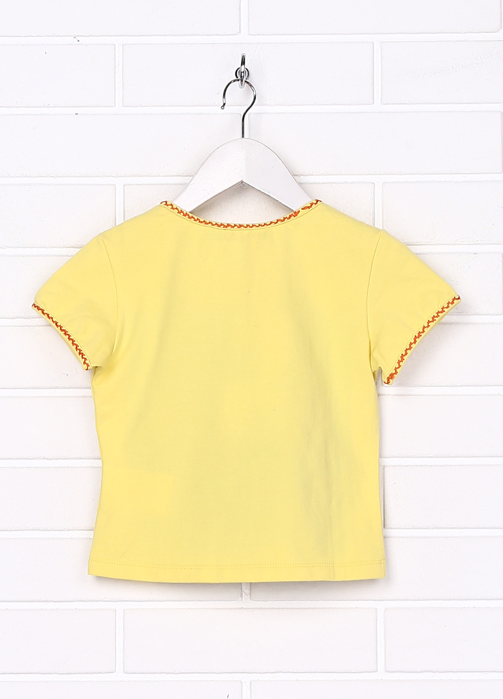 Жовта літня футболка з коротким рукавом Patty Shelabarger